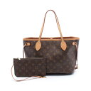 ルイ・ヴィトン LOUIS VUITTON ネヴァーフルPM トートバッグ バッグ PVCコーティングキャンバス レザー モノグラム ブラウン系 フューシャ M...