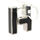 エルメス HERMES シングルピアス H ピアス ジュエリー ステンレススチール シルバー系 / ブラック系 【中古】(4)