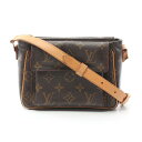 ルイ・ヴィトン LOUIS VUITTON ヴィバシテPM ショルダーバッグ バッグ PVCコーティングキャンバス レザー モノグラム ブラウン系 M51165 【中古】