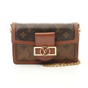 ルイ・ヴィトン LOUIS VUITTON ポルトフォイユ ドーフィーヌ ショルダーバッグ バッグ PVCコーティングキャンバス レザー モノグラム・リバース ...