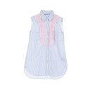 プラダ PRADA 衣料品 トップス コットン ブルー系 / ホワイト系 / ピンク系 P425C 【中古】