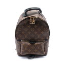 ルイ・ヴィトン LOUIS VUITTON パームスプリングスPM リュックサック バックパック バッグ PVCコーティングキャンバス レザー モノグラム ブラウン系 / ブラック系 M41560 【中古】(4)