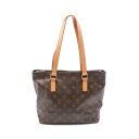 ルイ・ヴィトン LOUIS VUITTON カバピアノ モノグラム ショルダーバッグ バッグ PVCコーティングキャンバス レザー ブラウン系 M51148 【...