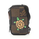 ルイ・ヴィトン LOUIS VUITTON LOUIS VUITTON × NIGO ダブルフォンポーチ ショルダーバッグ バッグ PVCコーティングキャンバス...