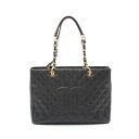 シャネル CHANEL マトラッセ グランドショッピング GST トートバッグ バッグ キャビアスキン(グレインドカーフ) ブラック系 A50995 【中古】