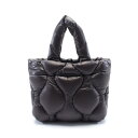 ミュウ ミュウ Miu Miu パデット キルティング トートバッグ バッグ ナイロン ブラック系 【中古】