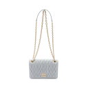 ミュウ ミュウ Miu Miu マテラッセ ミニバッグ ショルダーバッグ バッグ レザー ブルー系 5BP065N88F0591 【中古】