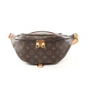 ルイ・ヴィトン LOUIS VUITTON バムバッグ ウエストバッグ ボディバッグ バッグ PVCコーティングキャンバス レザー モノグラム ブラウン系 M4...