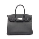 エルメス HERMES バーキン30 ハンドバッグ バッグ ヴォーエプソン ヴォーエプソン ブラック系 041701CK 【中古】