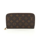 ルイ・ヴィトン LOUIS VUITTON ジッピーウォレット ラウンド長財布 財布 PVCコーティングキャンバス レザー モノグラム ブラウン系 / ピンク系 M41894 【中古】(4)