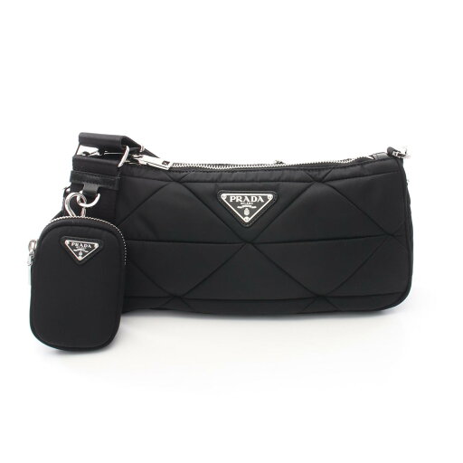 プラダ PRADA TESSUTO QUILTING ショルダーバッグ バッグ ナイロン ブラック系 1BC237RDJNF0002 【中古】 プラダ PRADA TESSUTO QUILTING ショルダーバッグ バッグ ナイロン ブラック系 1BC237RDJNF0002 【中古】