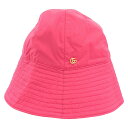 グッチ GUCCI ハット ハット 帽子 ポリエステル ピンク系 【中古】(4)