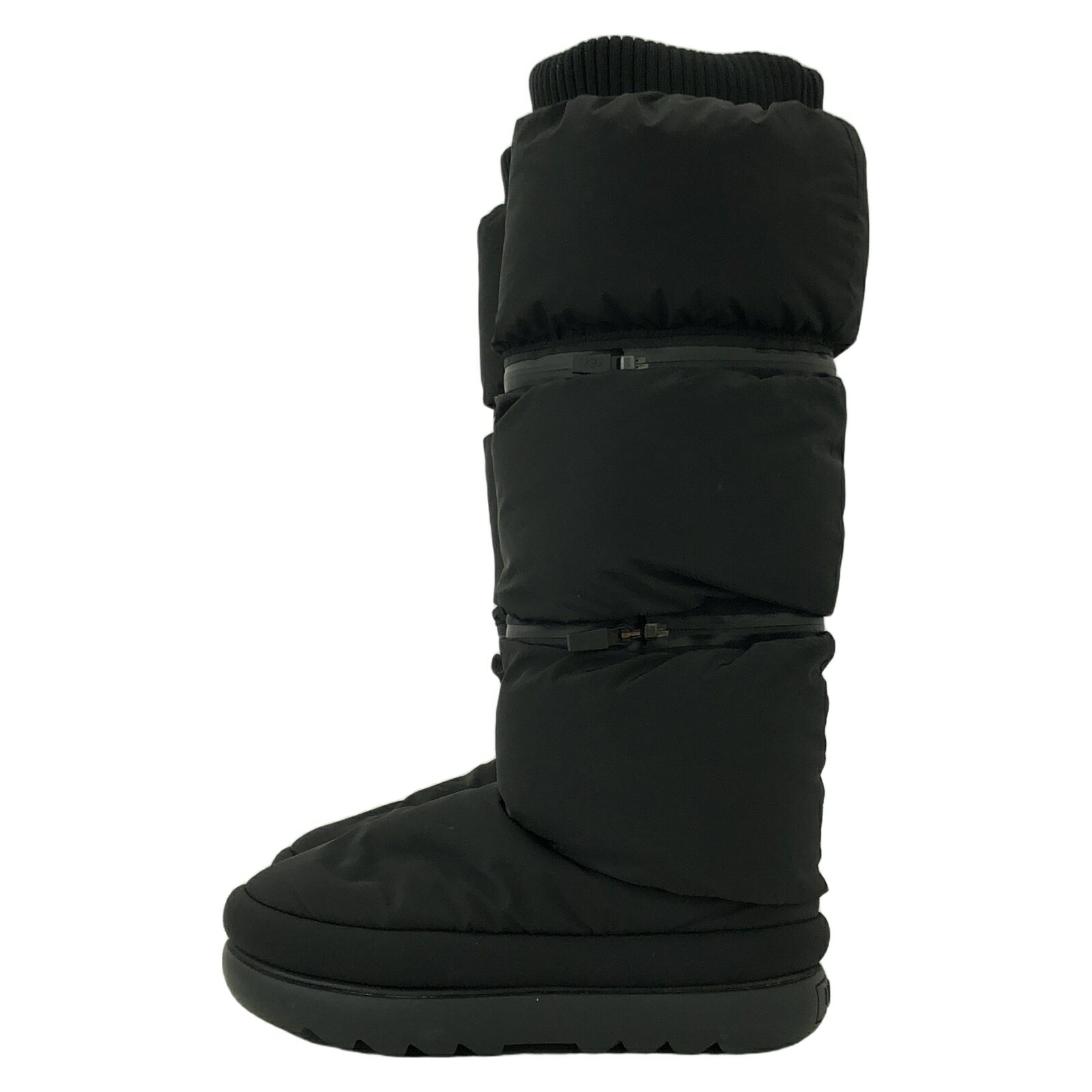 アグ UGG ブーツ ブーツ 靴 ファブリック ブラック系 【中古】
