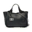 トッズ TOD'S ハンドバッグ バッグ レザー ブラック系 XBWAPAFL1F0XEAB999 【中古】