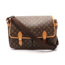 ルイ・ヴィトン LOUIS VUITTON ジベシエールGM モノグラム ショルダーバッグ バッグ PVCコーティングキャンバス レザー ブラウン系 M4224...