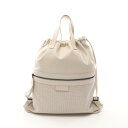 ボッテガヴェネタ BOTTEGA VENETA LEGGERO レッジェーロ リュックサック バックパック バッグ レザー ホワイト系 567222 【中古】