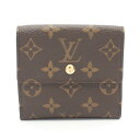 ルイ・ヴィトン LOUIS VUITTON ポルト モネ ビエ カルトクレディモノグラム 三つ折り財布 財布 PVCコーティングキャンバス レザー ブラウン系 ...