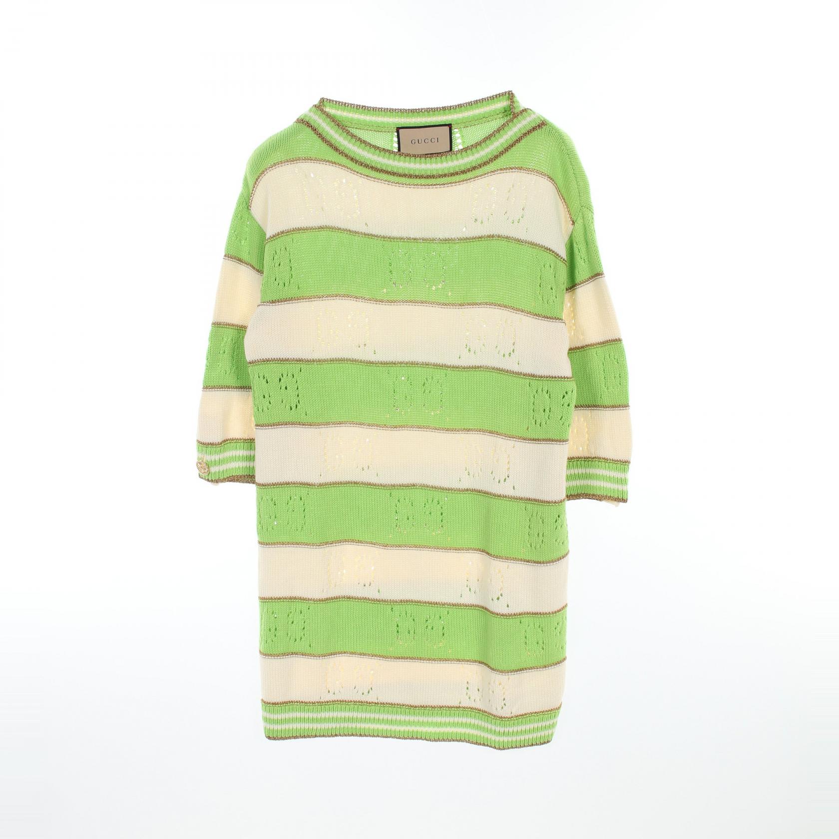 【20％OFFクーポン対象11/20 20時〜11/27 1:59 】グッチ GUCCI GGストライプ ニット 衣料品 トップス ..