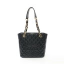 シャネル CHANEL マトラッセ PST トートバッグ バッグ キャビアスキン(グレインドカーフ) ブラック系 A50994 【中古】