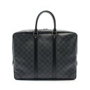ルイ・ヴィトン LOUIS VUITTON ポルトドキュマン ヴォワヤージュ ダミエグラフィット ビジネスバッグ バッグ PVCコーティングキャンバス レザー ...