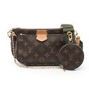 ルイ・ヴィトン LOUIS VUITTON ミュルティ ポシェットアクセソワール ショルダーバッグ バッグ PVCコーティングキャンバス モノグラム ブラウン系...