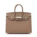 エルメス HERMES バーキンセリエ25 エトゥープ ハンドバッグ バッグ ヴォーエプソン ヴォーエプソン ベージュ系 【中古】