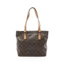 ルイ・ヴィトン LOUIS VUITTON カバピアノ モノグラム ショルダーバッグ バッグ PVCコーティングキャンバス レザー ブラウン系 M51148 【...
