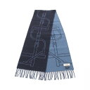 エルメス HERMES Mors a Jouets マフラー 衣料品 カシミヤ ネイビー系 / ブルー系 【中古】