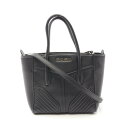 ミュウ ミュウ Miu Miu NAPPA BIKER ハンドバッグ バッグ レザー ブラック系 5BA145 【中古】