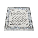 エルメス HERMES カレ55 Les Canyons Etoiles スカーフ 衣料品 シルク シルク ホワイト系 / ブラック系 / ネイビー系 【中古】