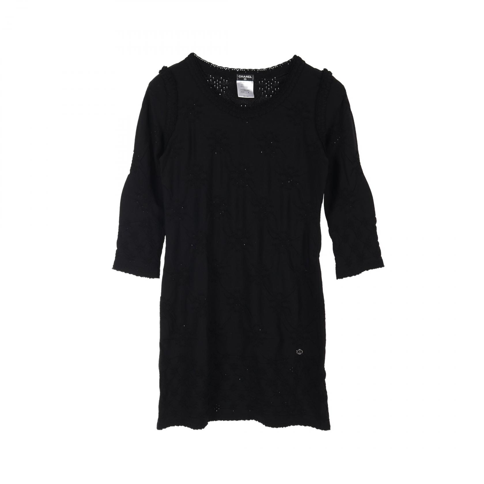 シャネル CHANEL ワンピース 衣料品 トップス レーヨン ブラック系 P40325K02942 【中古】