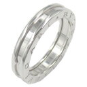 ブルガリ BVLGARI B-zero1 ビーゼロワン リング 1バンド リング・指輪 ジュエリー K18WG(ホワイトゴールド) シルバー系 【中古】