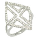ジュエリー JEWELRY ダイヤモンド リング リング・指輪 ジュエリー K18WG(ホワイトゴールド) ダイヤモンド クリア系 ダイヤ 3.3g 【中古】(4)