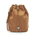 プラダ PRADA Re-Nylon ポーチ バッグ ナイロン サフィアーノレザー カーキ系 1NS369 【中古】(4)