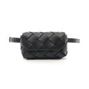 ボッテガヴェネタ BOTTEGA VENETA DIAGO ウエストバッグ ボディバッグ バッグ レザー ブラック系 805773V56A18803 【中古】