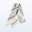 エルメス HERMES ツイリー Festival des Amazones スカーフ 衣料品 シルク シルク ベージュ系 / ブラック系 / ホワイト系 H0...