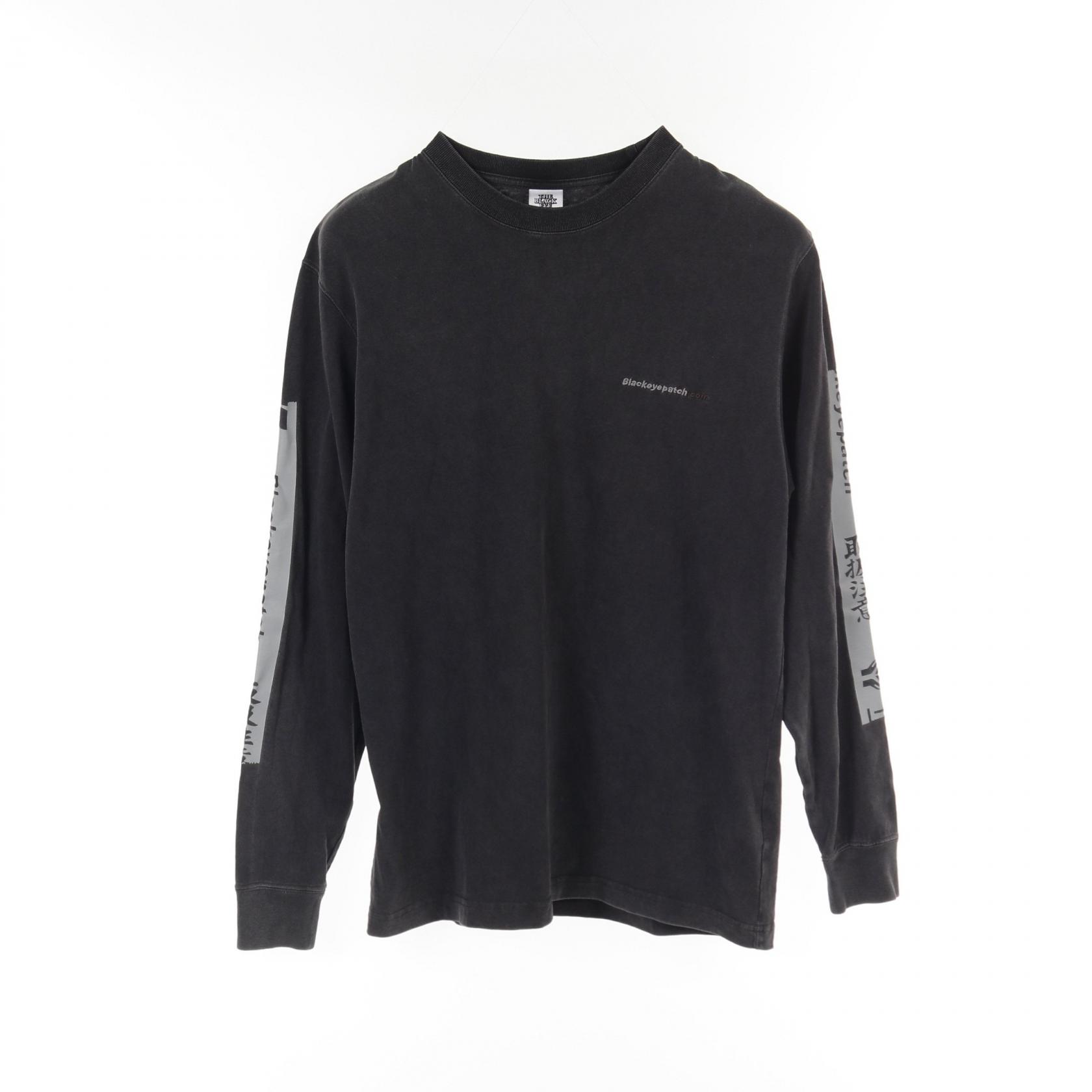 ブラックアイパッチ Black Eye Patch 取扱注意ロゴ カットソー 衣料品 トップス コットン グレー系 【中古】