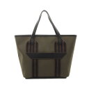 エルメス HERMES パーサングル トートバッグ バッグ キャンバス トワルミリタリー / トリヨンクレマンス トワルミリタリー カーキ系 / ブラック系 H...