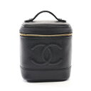 シャネル CHANEL ココマーク ハンドバッグ バッグ キャビアスキン(グレインドカーフ) ブラック系 A01998 【中古】|詳細画像
