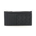 ボッテガヴェネタ BOTTEGA VENETA イントレチャート コインケース 財布 レザー ブラック系 766155VCPQ38803 【中古】