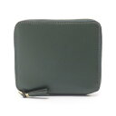 コムデギャルソン COMME des GARCONS ラウンド財布 財布 レザー グリーン系 SA2100BGRN 【中古】