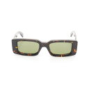 オフホワイト OFF-WHITE アーサー サングラス 衣料品 プラスチック ブラウン系 / ブラック系 OERI127C99PLA0016055 【中古】(4)
