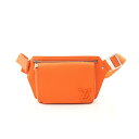 ルイ・ヴィトン LOUIS VUITTON バムバッグ NV ウエストバッグ ボディバッグ バッグ レザー アエログラム オレンジ系 M59625 【中古】(4)
