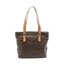 ルイ・ヴィトン LOUIS VUITTON カバピアノ モノグラム ショルダーバッグ バッグ PVCコーティングキャンバス レザー ブラウン系 M51148 【中古】