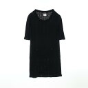 シャネル CHANEL ココマークボタン ワンピース 衣料品 トップス コットン ブラック系 P45651 【中古】