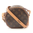 ルイ・ヴィトン LOUIS VUITTON ボワット シャポー スープルPM モノグラム ショルダーバッグ バッグ PVCコーティングキャンバス レザー ブラウ...