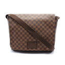 ルイ・ヴィトン LOUIS VUITTON ブルックリンMM ショルダーバッグ バッグ PVCコーティングキャンバス レザー ダミエ ブラウン系 N51211 ...
