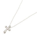 ティファニー TIFFANY&CO クロス ネックレス ネックレス ジュエリー Pt950プラチナ シルバー系 【中古】
