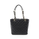 シャネル CHANEL マトラッセ PST トートバッグ バッグ キャビアスキン(グレインドカーフ) ブラック系 A20994 【中古】