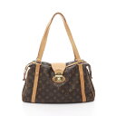 ルイ・ヴィトン LOUIS VUITTON ストレーザPM ショルダーバッグ バッグ PVCコーティングキャンバス レザー モノグラム ブラウン系 M51186 【中古】(4)